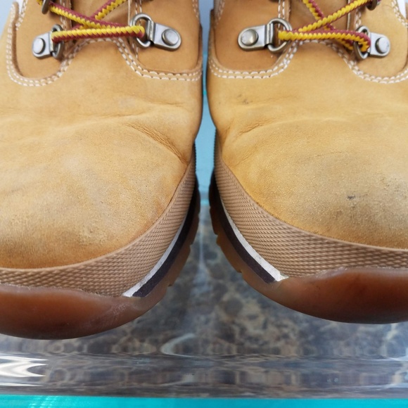 Timberland Brown Leather Lace Up Ankle Boots 9M - Picture 6 of 8